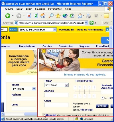Teclado Virtual Falso